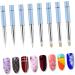 POPETPOP Manicure Tools Nail Tools Nails Gel Rhinestone Tool Nail Gel Nail Flower Nail Art Brush Nail Art Liner Manicure Liner Nail Art Pen Carved Dot Pen Size 7 As Shown - Buy Online on GoSupps.com