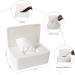 Buy Premium Wet Wipes Box - Damp Toilet Paper Storage for Home & Office | Baby-Friendly Plastic with Lid White - International Shipping Available - Buy Online on GoSupps.com