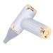 60W Electric Hair Dryer High Speed 4 Levels Wind Bladeless 1100mAh Battery Handheld Dust Blower (Silver)