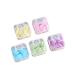 450 Pcs Portable Paper Soap Sheets Multi-Color Fruit Scented Collection 450 Single-Use Tablets Pink Strawberry Yellow Lemon Blue Blueberry Green Apple Purple Grape
