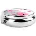 Pink Flamingo Pill Box Organizer - 3 Compartment Travel Pill Case for Purse & Pocket - Buy Online on GoSupps.com