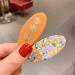 12 Pcs Flower Pattern Snap Hair Clips | No Slip Barrettes for Girls, Women, Kids - Buy Online on GoSupps.com