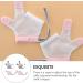 EXCEART 2 Pairs Baby Anti-Eating Gloves | Thumb Sucking Finger Guard | No Scratch Breathable Finger Thumb Protector | Nylon Baby Gloves (Red and Blue) - Buy Online on GoSupps.com