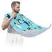 Animal Penguin Pattern Beard Bib Apron Beard Bib Hair Catcher for Men Shaving and Trimming Non-Stick Waterproof Beard Cape Grooming Cloth with 2 Suction Cups Gifts for Men