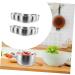 Ciieeo 100 Pcs Stainless Steel Sauce Pot Small Serving Dish Ice Cream Plates Soy Sauce Container Au Jus Steel Condiment Dishes Dessert Containers Sauce Dipping Bowls Metal Seasoning Bowl Mx10pcs As Shownx10pcs - Buy Online on GoSupps.com