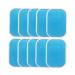 Beavorty 30 pieces leaf abdominal toner gel pads hydrogel gel pads for ABS toner gel pads for abdominal stimulators replacement gel pads intelligent fitness equipment gel-pad fitness sticker