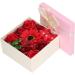 Flower Bath Soap Gift Box Elegant Exquisite and Delicate Portable Flower Bath Soap for Women for Valentine's Day (Red) - Buy Online on GoSupps.com