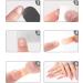 FEIlei 30Pcs Long Press on Nails Coffin French Fake Nails Tip Gradient Acrylic Nails Glossy False Nails for Women Girls - Buy Online on GoSupps.com