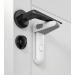 Heart of Tafiti's child lock for door handles.Baby-proof door handle lever lever locks for toddlers 3M VHB glue without tools or drilling (white 2-pack)