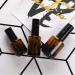 Happyupcity 5x Empty Round Nail Polish Jars - 15ml Sample Containers with Black Brush Lid for Nail Art - Buy Online on GoSupps.com