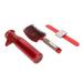 Hair Mist Bottle Safe Curved Vent Brush for Hairdressing for Hairdressing (Red)