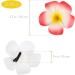 Hawaiian Plumeria Flower Hairpins - 12 Pcs Bridal Barrettes for Beach Wedding Decoration - Buy Online on GoSupps.com