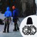 Zjrung Spikes for Mountain Shoes - 16x16cm Black Ice Claws for Snow & Hiking - Ultimate Outdoor Shoe Chains for Climbing & Slippery Conditions - Buy Online on GoSupps.com