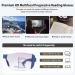 2 Pack Stylish Rimless Reading Glasses Flexible TR 90 Blue Light Blocking Computer Readers Multifocus Glasses(Couleur:Blue Grandeur:2.5x) - Buy Online on GoSupps.com