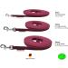 Texeline Biothane Dog Leash for Small Dogs - 9mm 5m 10m 15m & 3m Options in Bordeaux - Durable & Lightweight Hundeleine for International Shipping - Buy Online on GoSupps.com