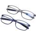 DOOViC Blue Light Filter Computer Reading Glasses for Unisex TR259-C | Available in 9 Colors | Blue+Grey 2.0x Magnification - Buy Online on GoSupps.com