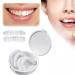 WTTFC cosmetic teeth 1 pair of upper lower teeth veneers whitening snap on teeth cosmetics dentures instant perfect smile false teeth prostheses immediate veneers born teeth cosmetic veneer