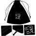 Mikinona 3 Pcs Hair Dryer Storage Bag Hair Straightener Bag Travel Hair Blow Bag Hair Dryer Bag Black Flannel - Buy Online on GoSupps.com