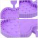 DRESSOOS Makeup Brush Cleaning Pad Gloves for Cleaning Beauty Brush Cleaning Bowl Cleaning Tools Cosmetic Limpiador De Brochas De Maquillaje Makeup Tools Cleaner Silica Gel Foldable Purple 12x9cm Purple - Buy Online on GoSupps.com