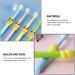 TOYANDONA 4pcs Kids Extra Toothbrush with 10000 Bristles - Cartoon Duck Micro Nano Manual Toothbrushes for Sensitive Gums - Adult and Kid Tooth Brush Set - Buy Online on GoSupps.com
