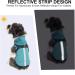 Shop Petcute Dog Rain Jacket - Waterproof Windproof with Reflective Stripes | Adjustable Hood for Small Medium & Large Dogs - Blue - Buy Online on GoSupps.com