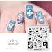 KADS Nail Art Stamping Plates Set Image Template Stencils Pattern with Stamping Plates Holder Case Organizer (ZO017) - Buy Online on GoSupps.com