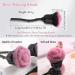 AKOAK Rose Makeup Brush - Soft Blush & Nail Cleaning Brush for Daily Use - Long Handle Delicate Fiber Bristles Ideal for Girls - Buy Online on GoSupps.com
