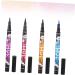 FRCOLOR 3Pcs Liquid Eyeliner Eyeliner Pen Color For Women Party Makeup Size 1x3pcs as shown x 3pcs - Buy Online on GoSupps.com