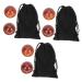 Healvian 6 STK Health Ball made of wood Handballs Muscle Roll Bawn Balls Exercise Practice Chinese Meditation Bays Practical Massage Balls Playing Hand Type Fitness
