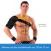 Supegear Adjustable Shoulder Support Bandage - Compression Cuff & Hot/Cold Pack for Rotator Cuff Stability - Arm Immobilizer Wrap for Men & Women (Black) - Buy Online on GoSupps.com