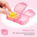 Shop AUVON XL Weekly Pill Organizer - 2 Times a Day Easy Fill Design 7 Day AM PM Pill Box for Travel - Vitamins Supplements Fish Oils - A-Pink - Buy Online on GoSupps.com