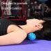 Stingy Spiked Massage Ball - Peanut Shape Hand & Foot Device for Deep Muscle Relaxation - 2 Pack Blue - Buy Online on GoSupps.com
