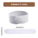 Shop 2-Piece Adjustable Hair Band Set - Spa & Makeup Headbands for Sports Yoga & More | Velcro Fastener | White - Buy Online on GoSupps.com