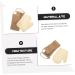 POPETPOP 1 Set Sisal Bath Set Bath Towel Foaming Bath Glove Back Scrubber Loofah Shower Gloves Body Scrub Towel Shower Scrub Bath Scrubber Towel Shower Towel Washer Man Exfoliating Jute - Buy Online on GoSupps.com