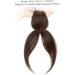 Clip in Hair Pieces for Women Side Parted Hair Clip In Fringe Toppers for Real Human Hair 360 Cover Pieces Wispy Fake Bangs Fringe Clip In Hair Extensions for Women Daily Wear Dark Brown - Buy Online on GoSupps.com