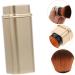 Angoily Makeup Cosmetics Brush Powder Brush Travel Wallet Fashion 2.7*2.7cm Golden - Buy Online on GoSupps.com