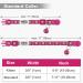Tagme Reflective Cat Collar Set - Personalized Name & Address Shield Safety Clasp & Bell for Cats & Puppies - Hot Pink 18-28 cm - International Shipping Available - Buy Online on GoSupps.com