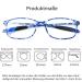 DOOViC Blue Light Filter Reading Glasses for Unisex TR259-C | 9 Colors Available | C7 Blue Tortoiseshell 2.5x - Shop Internationally! - Buy Online on GoSupps.com