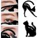 Cat Eyeliner Guides Easy Quick Makeup Tool Eye Liner Stencils Templates Black Stylish and Popular Nice Design - Buy Online on GoSupps.com