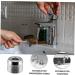 CIMAXIC Shower Razor Organizer Stand - Aluminum Alloy Razor Holder for Restaurant & Home - Large Opening Shaving Storage - Buy Online on GoSupps.com