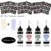 Temporary Tattoos Kit - 4 Pcs with 3 Colors | DIY Tattoos for Women, Kids & Men - 78 Pcs Stencils & Body Markers - Buy Online on GoSupps.com
