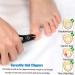 FERYES Large Handle Stainless Steel Toe Nail Clippers for Thick, Ingrown Nails - Black Olecranon Fingernail Clipper - Buy Online on GoSupps.com