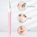 Premium Dermaplaning Tool for Women | Exfoliate Peach Fuzz & Dead Skin | Durable Eyebrow Razors with 4 Blades | Perfect Christmas Stocking Stuffer Gift - Pink - Buy Online on GoSupps.com