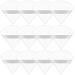 Ainiv 12 PCS Powder Puff Triangle Makeup Puff Reusable Soft Powder Sponge Washable Wet Dry Dual-Use Cosmetic Puff Face Powder Puff for Loose Powder Foundation Cream Blush Wetand or Pressed Powder #6 12PCS White