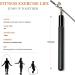Adjustable Speed Skipping Rope for Cross Fit Training and Fat Burning Exercises - Tangle-Free Jumping Rope with Aluminium Alloy Handle and Ball Bearing for Fitness Workouts - Black - Buy Online on GoSupps.com