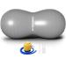 STOROMO Peanut Ball,Peanut Exercise Ball,Yoga Ball,Pregnancy Ball,Peanut Stability Ball,for Kids Therapy,Labor Birthing,Core Strength Training(Include Pump) 23x12 inch (60x30cm) Gray
