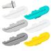 6 Pieces Toothpaste Tube Squeezer Dispenser Toothpaste Clips Toothpaste Clips Squeezer Roller Dispenser for Saving Toothpaste Facial Cleanser Creams Paint (Gray, Black, Green, Yellow, White)