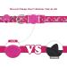 Tagme Reflective Cat Collar Set - Personalized Name & Address Shield Safety Clasp & Bell for Cats & Puppies - Hot Pink 18-28 cm - International Shipping Available - Buy Online on GoSupps.com