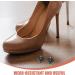 LIFKOME High Heel Replacement Tips - 2 Pairs Square Heel Repair Caps for Women - Black Shoe Repair Accessories 1.80x1.70 CM - Buy Online on GoSupps.com