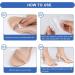 Haofy Gel Metatarsal Pads - High Heel Cushion Forefoot Insoles Set | Self-Adhesive Silicone Pillow Pads & Cushions for Ultimate Comfort - Buy Online on GoSupps.com